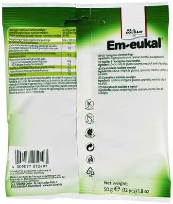 Dr C Soldan Em Eukal Throat Lozenges  Honey and Eucalyptus 50 g Each - Image 3
