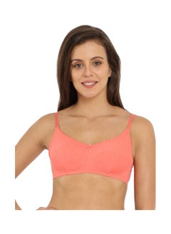Jockey 1615 Women Wire free Non Padded Super Combed Cotton Elastane Stretch Full Coverage Everyday Bra with Soft Adjustable Straps