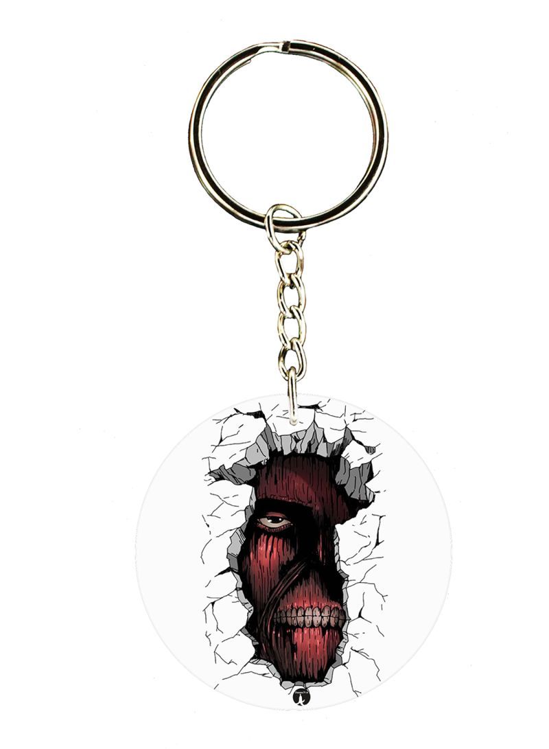 RKN The Anime Attack On Titan Double Side Printed Keychain