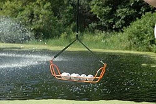 LONGRIDGE Search 'N Rescue Stretcher Golf Ball Retriever, Orange/Black, 35-Feet - Image 3