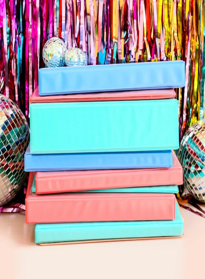 Yoobi 1 Inch Binder Set - 3-Ring Binders with 2 Pockets - Perfect for School or Office - Holds up to 220 Sheets - 4 Pack - Pink Ombre - Image 5