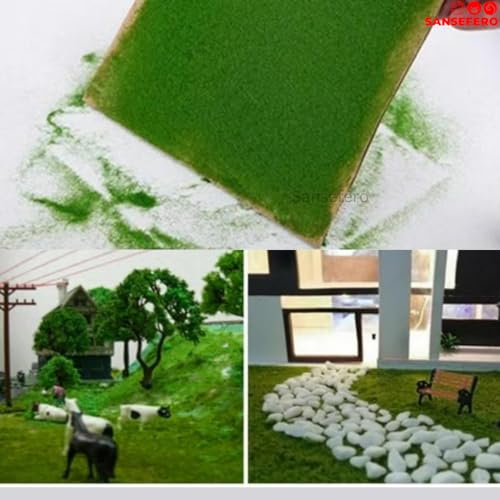SANSEFERO Premier Plants Artificial Moss Powder Fake Green Grass Powder for Aquarium Landscape and Decoration (100 Gram) - Image 5