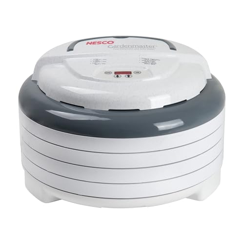 Nesco FD-1040 Gardenmaster Digital Pro Food Dehydrator, for Beef Jerky, Fruit, Herbs, and Snacks, 4 Trays, White - Image 1