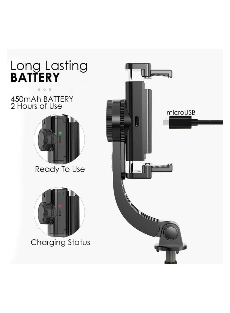 GTS-One Gimbal Stabilizer for iPhone Android Smartphone, Anti-Shake Foldable Gimba, Tripod Phone Holder, Handheld Selfie Stick Vlog Youtuber Live Video TikTok - Image 4