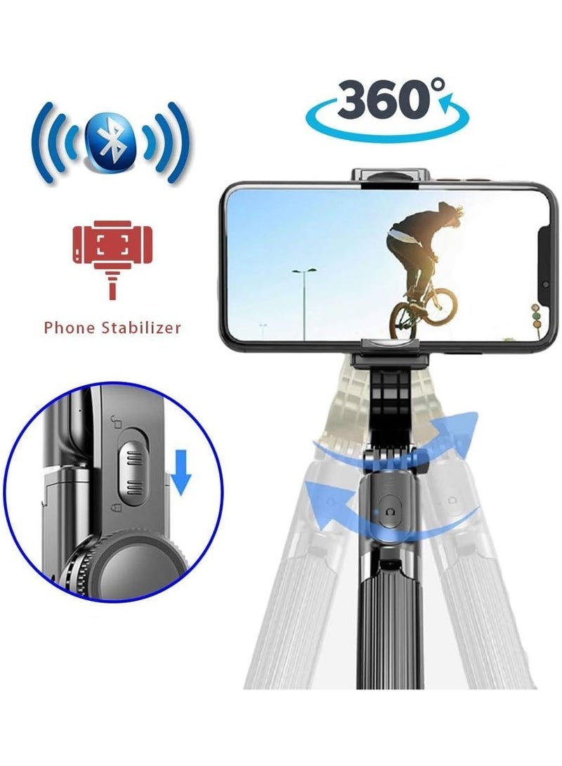 GTS-One Gimbal Stabilizer for iPhone Android Smartphone, Anti-Shake Foldable Gimba, Tripod Phone Holder, Handheld Selfie Stick Vlog Youtuber Live Video TikTok - Image 2