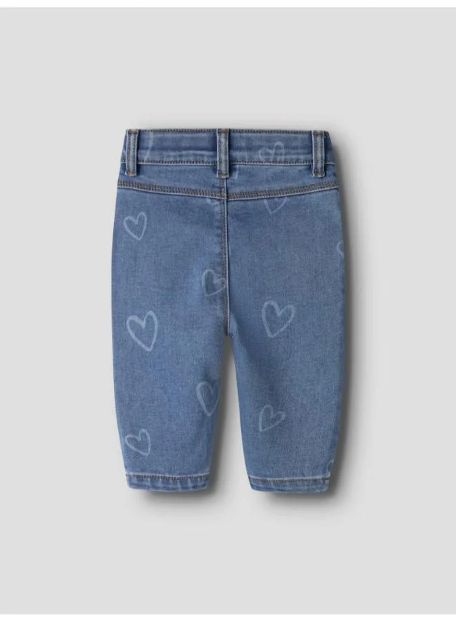 NAME IT Kids Mom-Fit All-Over Print Jeans