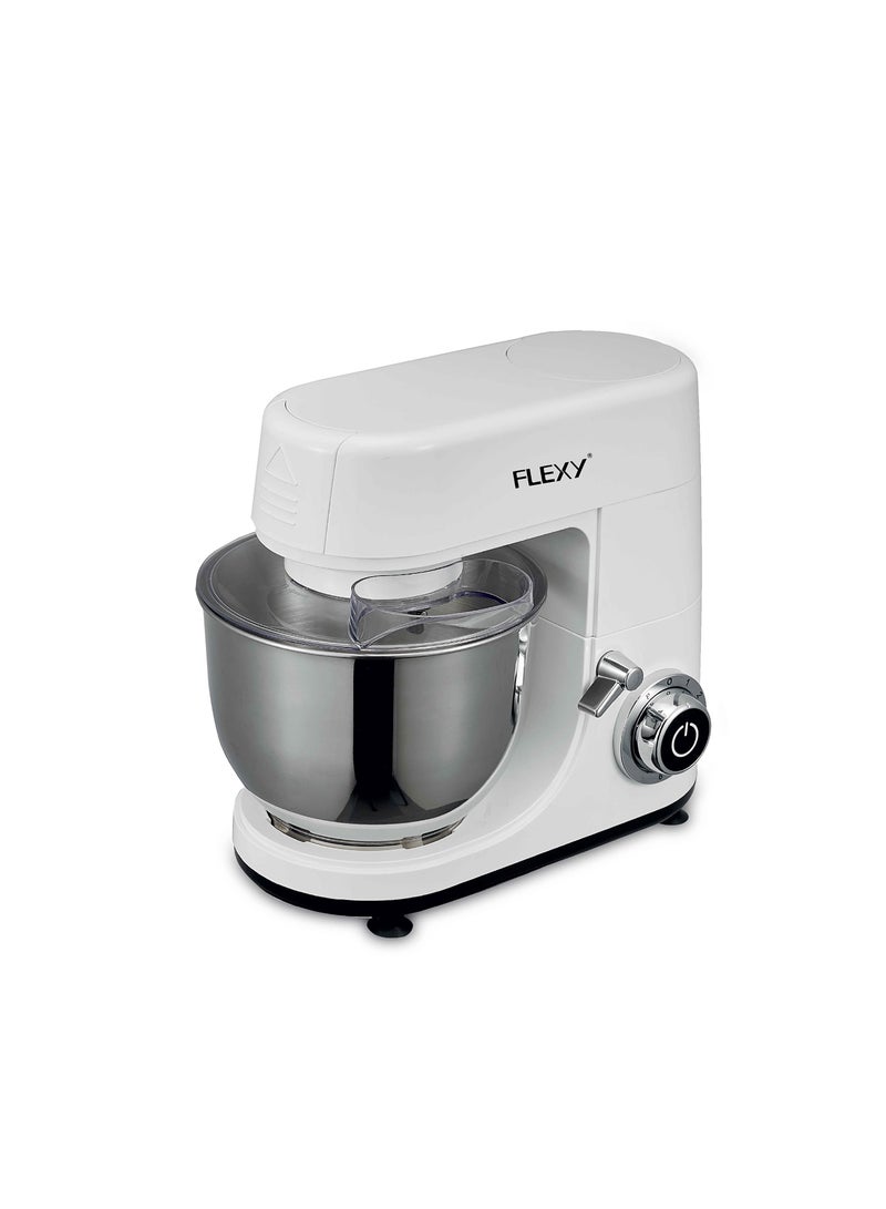 FLEXY Stand Mixer: 1500W Power, Low Noise, 6 Speed Settings, 3 Mixing Modes, 6L Stainless Steel Bowl, Easy Operation with Detachable Container - Image 1