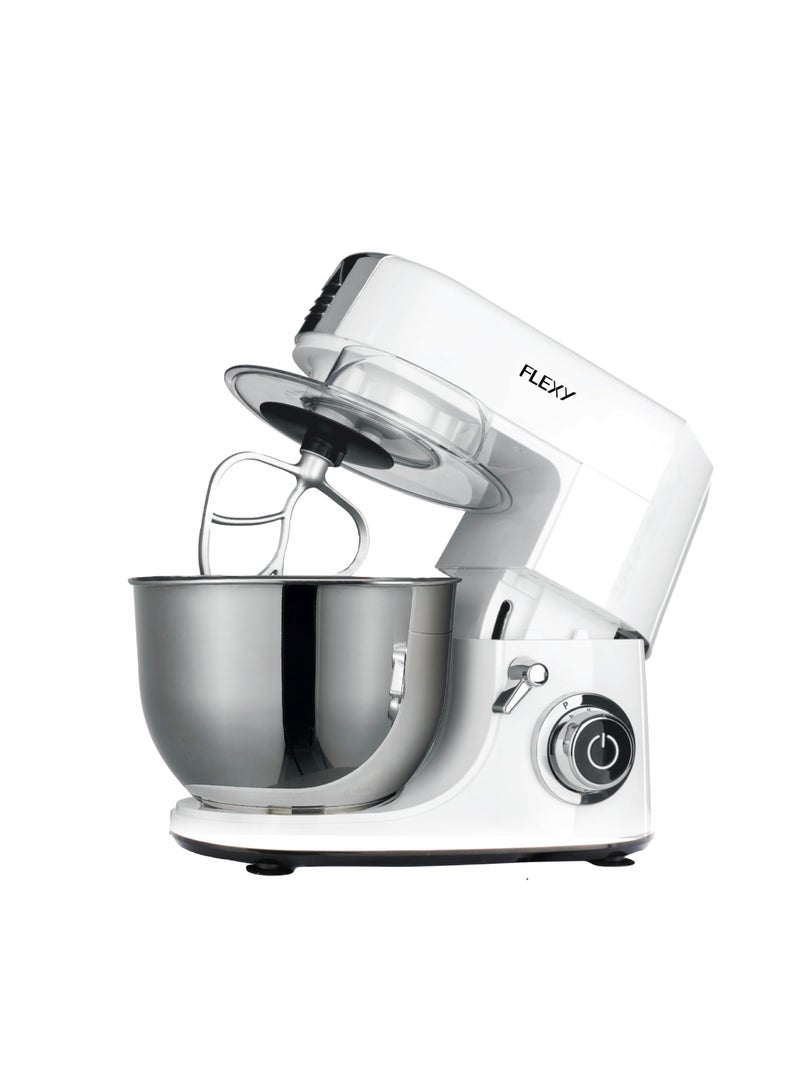FLEXY Stand Mixer: 1500W Power, Low Noise, 6 Speed Settings, 3 Mixing Modes, 6L Stainless Steel Bowl, Easy Operation with Detachable Container - Image 3