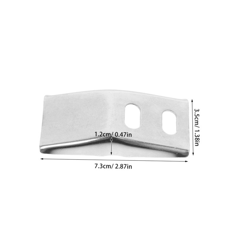 Stainless Steel Wall Hung Urinal Bracket Set 2 Pieces Easy Install Bathroom Hardware Accessory - Image 3