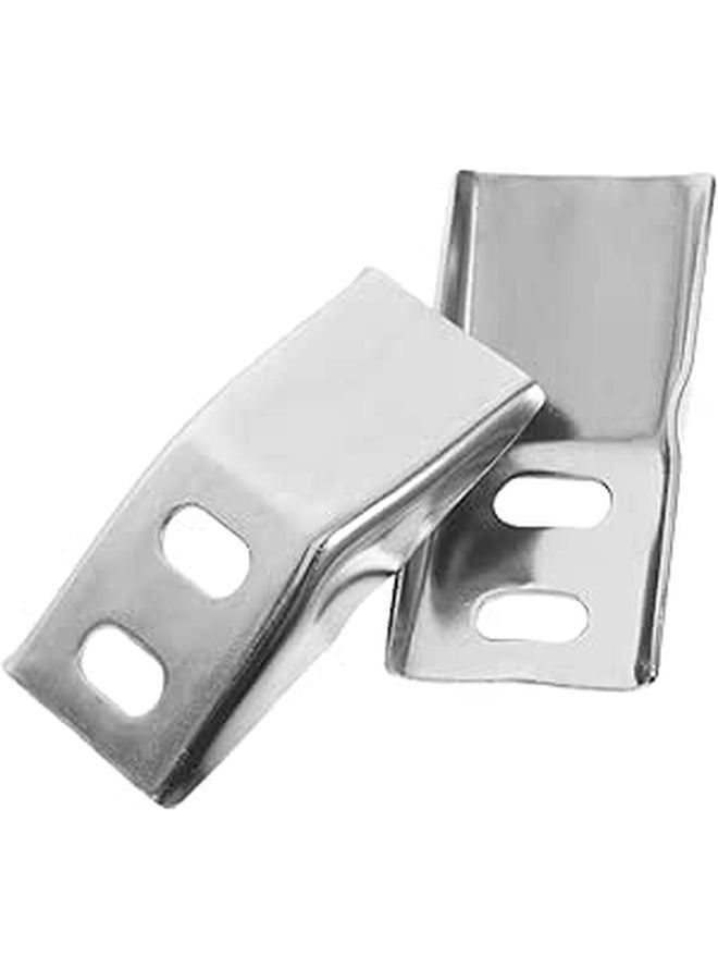 Stainless Steel Wall Hung Urinal Bracket Set 2 Pieces Easy Install Bathroom Hardware Accessory - Image 1