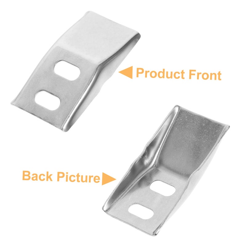Stainless Steel Wall Hung Urinal Bracket Set 2 Pieces Easy Install Bathroom Hardware Accessory - Image 4