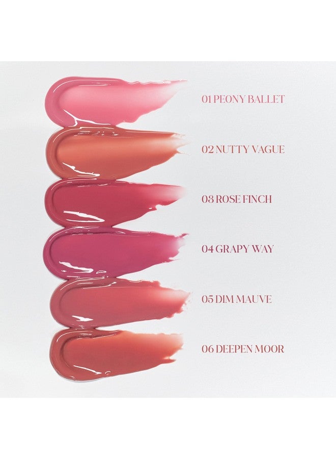 rom&nd Glasting Color Gloss (01 PEONY BALLET) | Kbeauty, Plumping, Glossy, Moisturizng, Natural Color, Long-lasting - Image 2