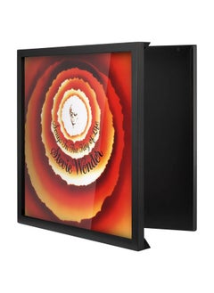 ONE WALL ONE WALL Vinyl Record Frame Play & Display Album Frames for Vinyl Records 12 x 12 Inch, Solid Wood Frame Mount on Wall Display Vinyl LP Covers with Clear Acrylic Front, Black  - Image 2