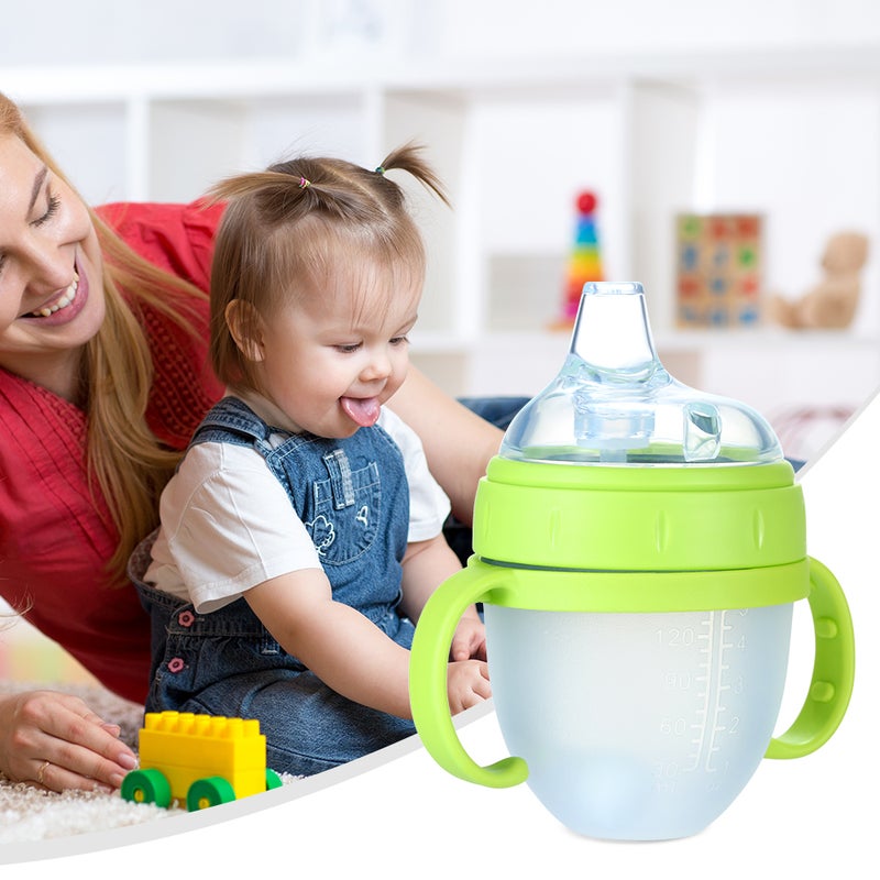150ml/ 5oz Baby Water Bottle with Straw Wide Mouth Milk Feeding Bottles Leak Proof No Smelling Portable Straw Cups for Babies Toddlers Children Easy to Use - Image 4
