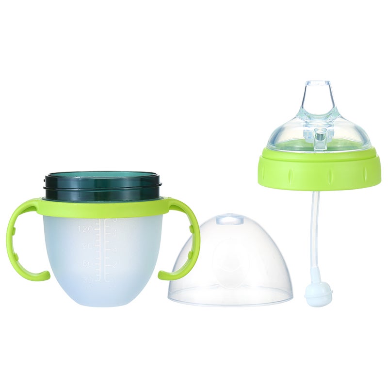 150ml/ 5oz Baby Water Bottle with Straw Wide Mouth Milk Feeding Bottles Leak Proof No Smelling Portable Straw Cups for Babies Toddlers Children Easy to Use - Image 5