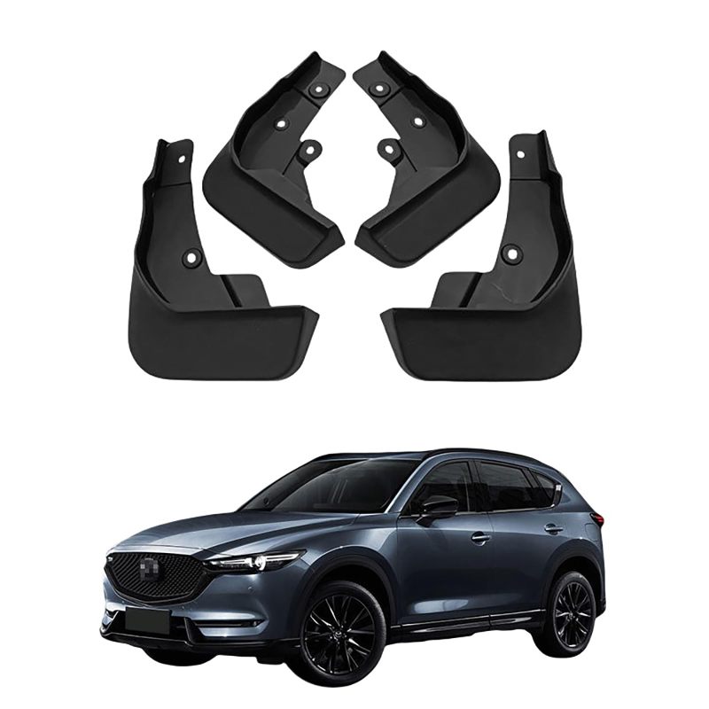 No Drill Mud Flaps for Mazda CX-5 - 4-Piece Splash Guards for Off-Road SUV Exterior Protection - Image 1