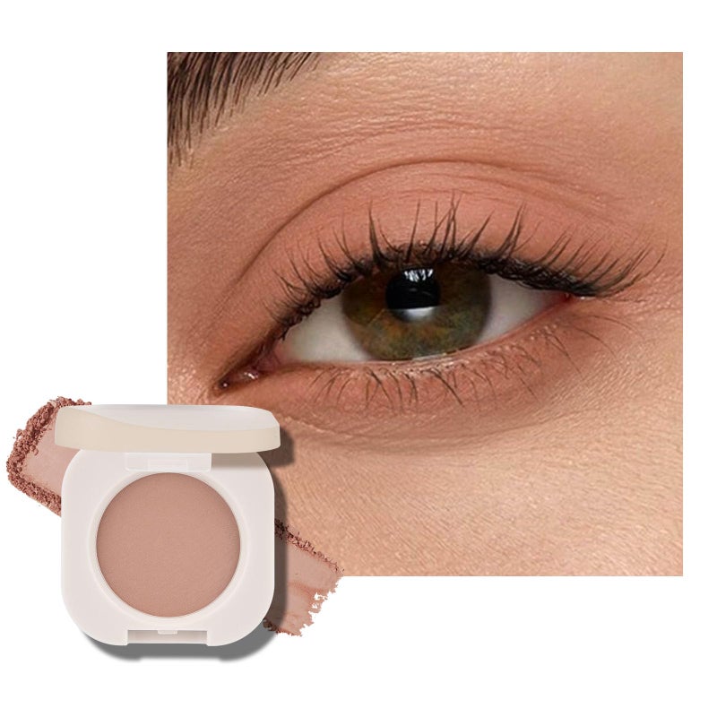 KYDA Single Matte Eyeshadow, Dusty Rose Pink Eyeshadow, Ultra-fine Smooth Powder, Lightweight Blendable Formula, Warm Tone Eyes Makeup, Mist Rose - Image 1