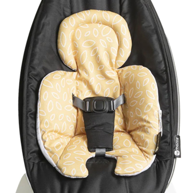 4moms RockaRoo and MamaRoo Infant Insert, Machine Washable, Cool Mesh Fabric, Reversible Design, Yellow - Image 4