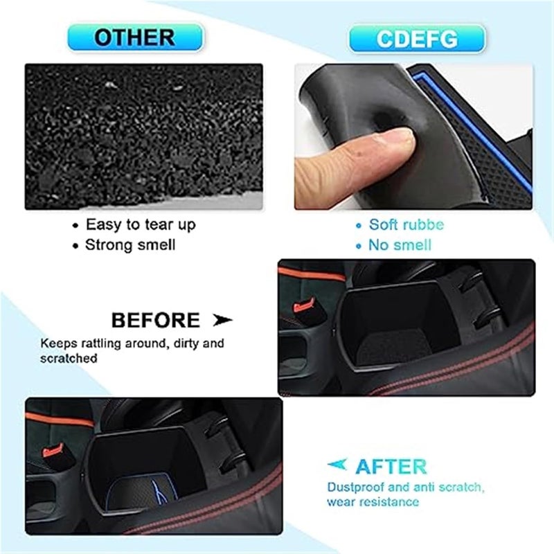 Wivplex Non-Slip Rubber Mats for Hyundai i30/i30N (2017-2023) - Image 3