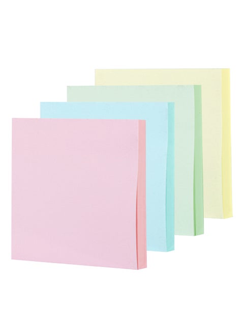 Sticky Notes 3 x 3 in (76 x76mm) , for Note Taking, To Do Lists & Reminders ,100 Sheets , 4 Assorted Colors