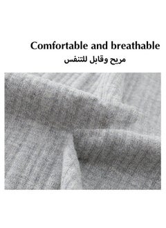 NIBEMINENT 2-Piece Set Of Unisex Pajamas Pure Cotton Long Sleeved Pants For Couples' Home Wear Fashion Casual Family  - Image 4