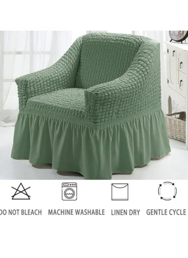 Sofa Slipcover One Piece Easy Fit Stretch Couch Cover with Skirt Durable Washable High Elastic Stretchable Universal Furniture Protector (Grass, 1 Seat) - pzsku/ZB81570B55C23C08B5BC7Z/45/_/1710866027/4faa04d0-116c-4702-ae95-2baf4c6248b1