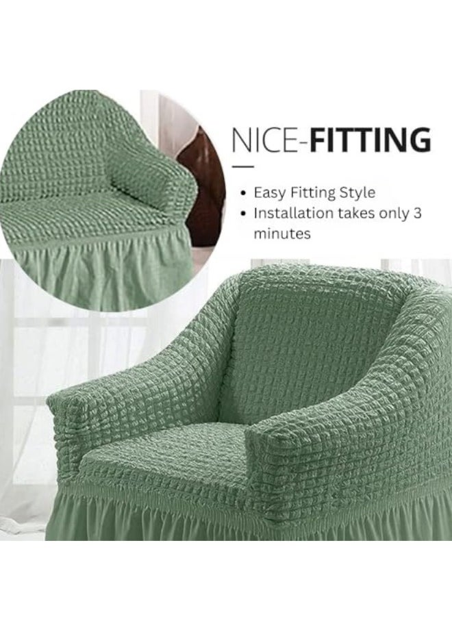 Sofa Slipcover One Piece Easy Fit Stretch Couch Cover with Skirt Durable Washable High Elastic Stretchable Universal Furniture Protector (Grass, 1 Seat) - pzsku/ZB81570B55C23C08B5BC7Z/45/_/1710866067/3459a197-aab4-4cf7-b36b-bae353e2653d