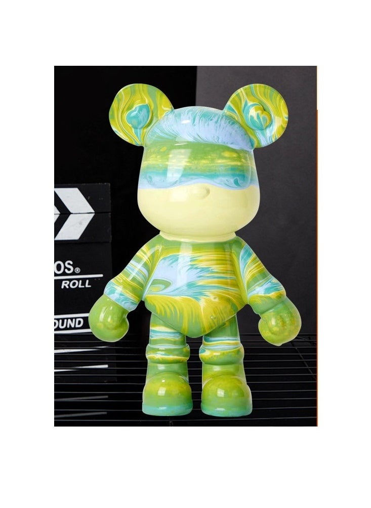 Cutie Cute DIY Painting Fluid Cool Bear Teddy Bear Painting Kit 4 Color Set 23cm  - Image 1