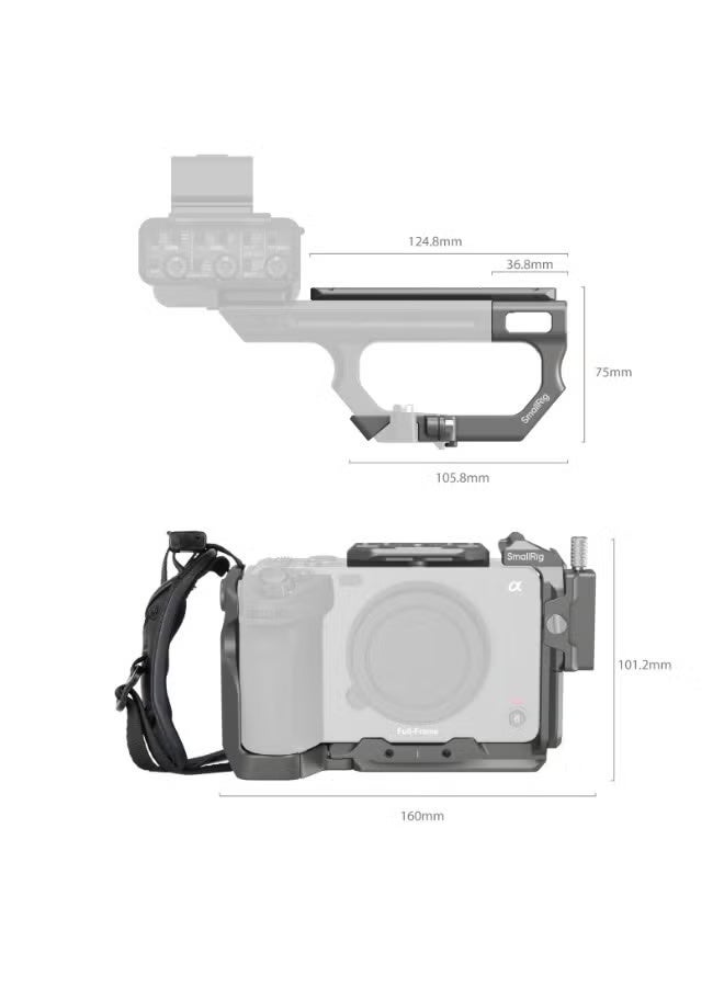 SMALLRIG HawkLock Quick Release Advanced Camera Cage Kit for Sony FX3 / FX30 - Image 1