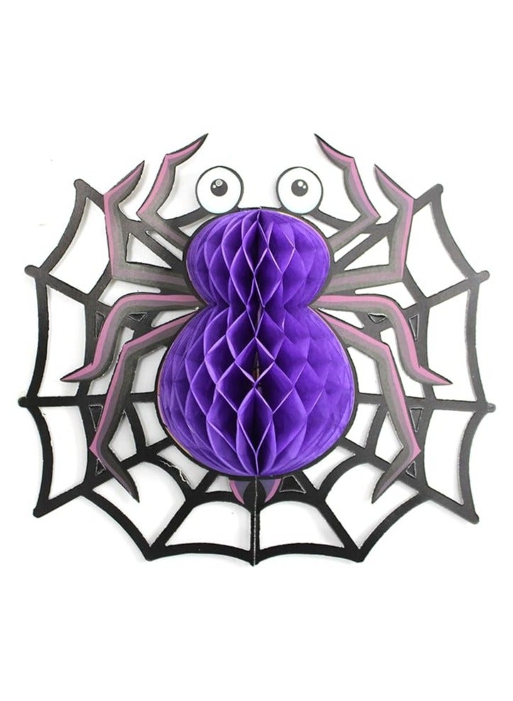 Halloween Garland Decoration 1 Piece Per Card Spooky and Festive Hanging Decor for Halloween Parties and Events Lightweight Durable and Easy to Hang Perfect for Indoor or Outdoor Use (1, Spider)  - Image 1