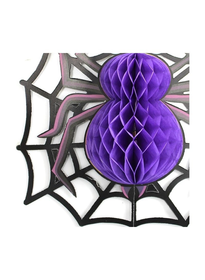 Halloween Garland Decoration 1 Piece Per Card Spooky and Festive Hanging Decor for Halloween Parties and Events Lightweight Durable and Easy to Hang Perfect for Indoor or Outdoor Use (1, Spider)  - Image 2