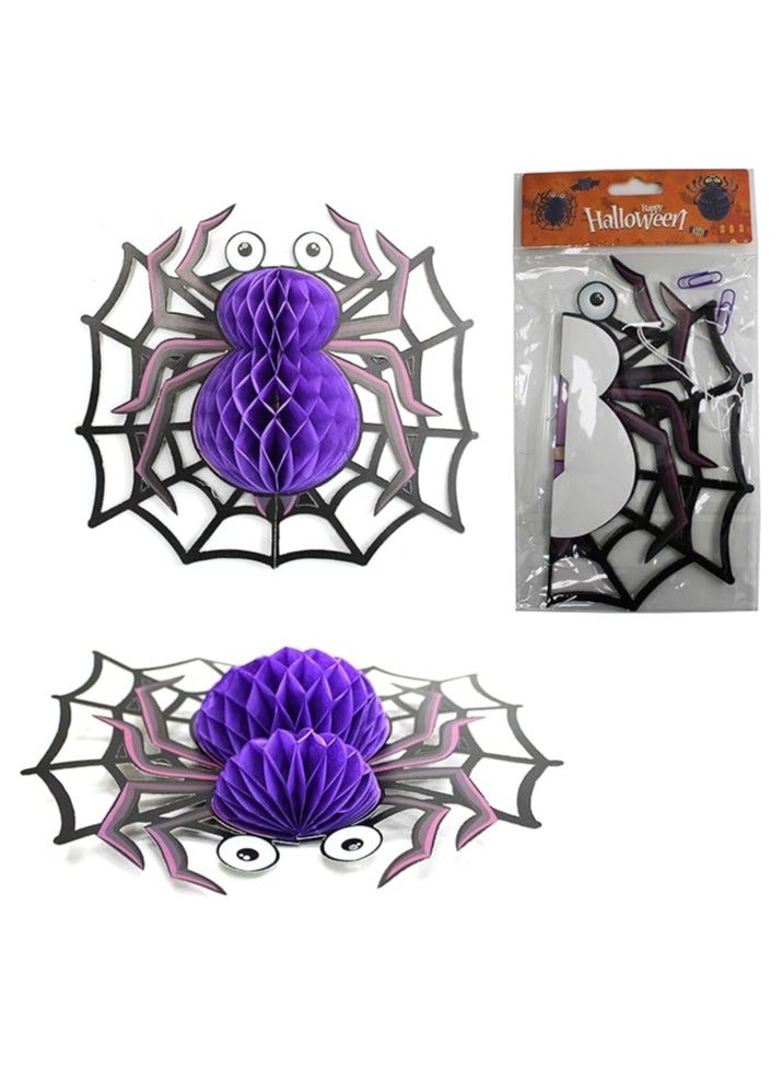 Halloween Garland Decoration 1 Piece Per Card Spooky and Festive Hanging Decor for Halloween Parties and Events Lightweight Durable and Easy to Hang Perfect for Indoor or Outdoor Use (1, Spider)  - Image 4
