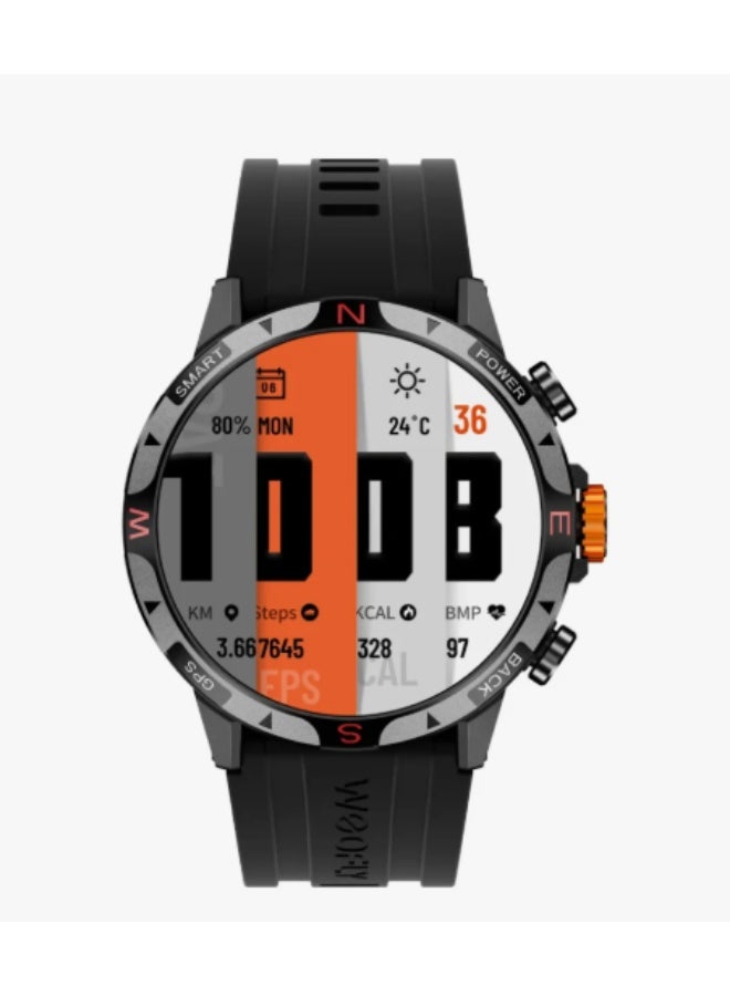 ساعة ذكية وي فلي كونكوير 2 سوداء - Image 3