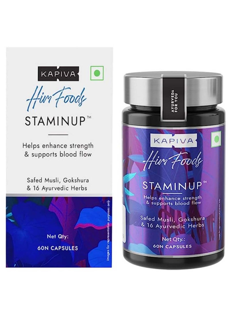 Kapiva Stamin UP Capsules For Strength, 60 capsules  - Image 2