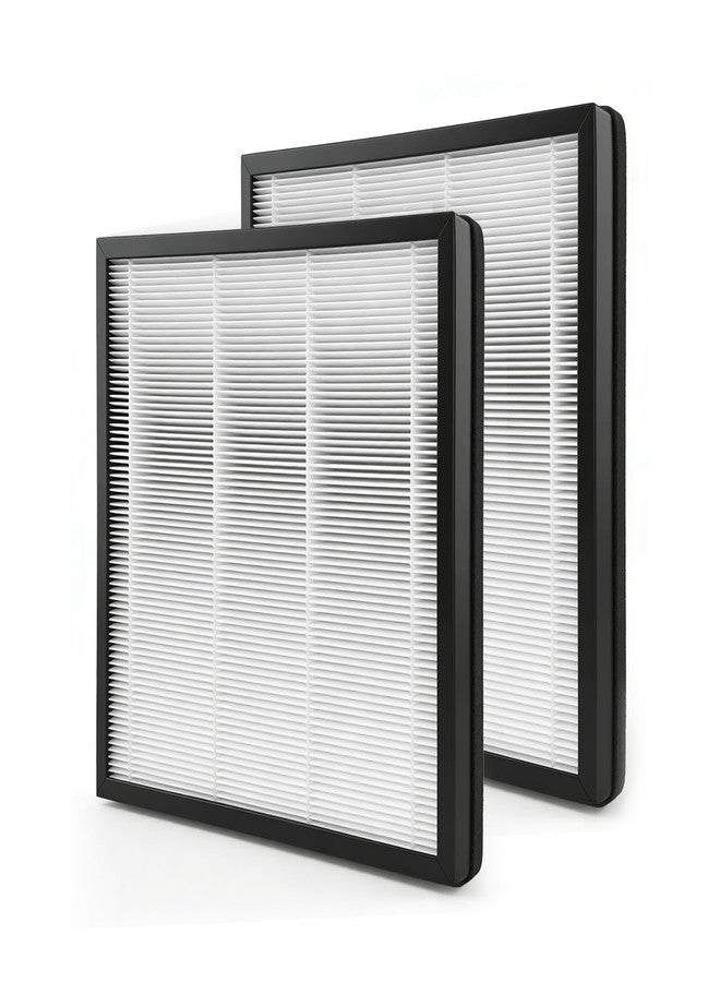 Netezza HAP607 HAP605 Replacement Filters Compatible with FreAire and XenonLab Air Purifier, 3-in-1 True Activated Carbon Air Filter Set for Bedroom and Home, 2 Pack - Image 1