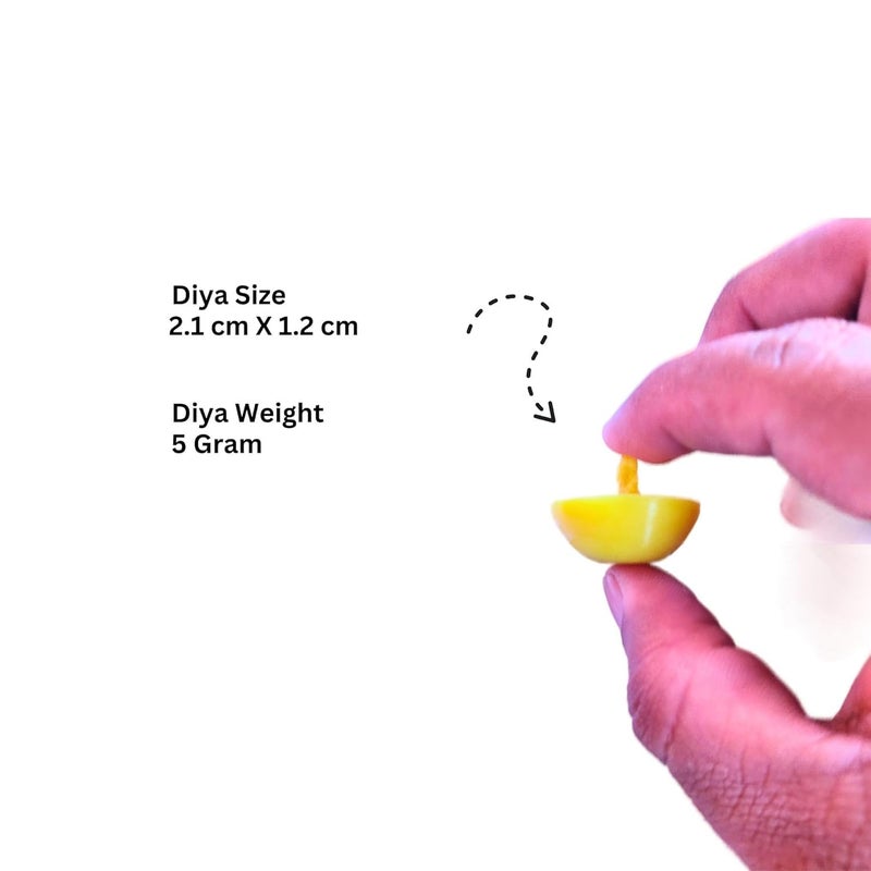 R Wellness Ghee Diya Mould Tray 49 Cavities 5 Gram Making ghee Diya Mold for Making ghee Diya baati Make Your DIY Random Color - Image 4