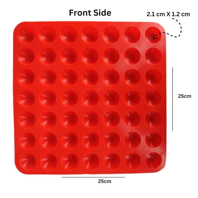 R Wellness Ghee Diya Mould Tray 49 Cavities 5 Gram Making ghee Diya Mold for Making ghee Diya baati Make Your DIY Random Color - Image 5