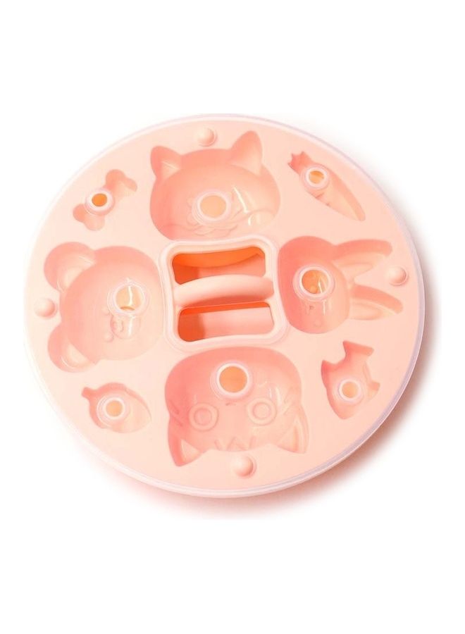 DIY Covered Silicone Animal Rice Cake Mold Pink