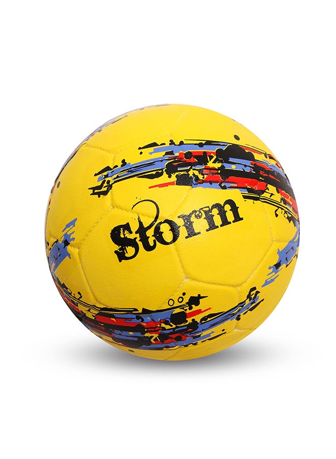 Nivia Storm Football | Size 5 | Rubberized Moulded | Suitable for Hard Ground Without Grass | Training Ball | Soccer Ball - Image 3