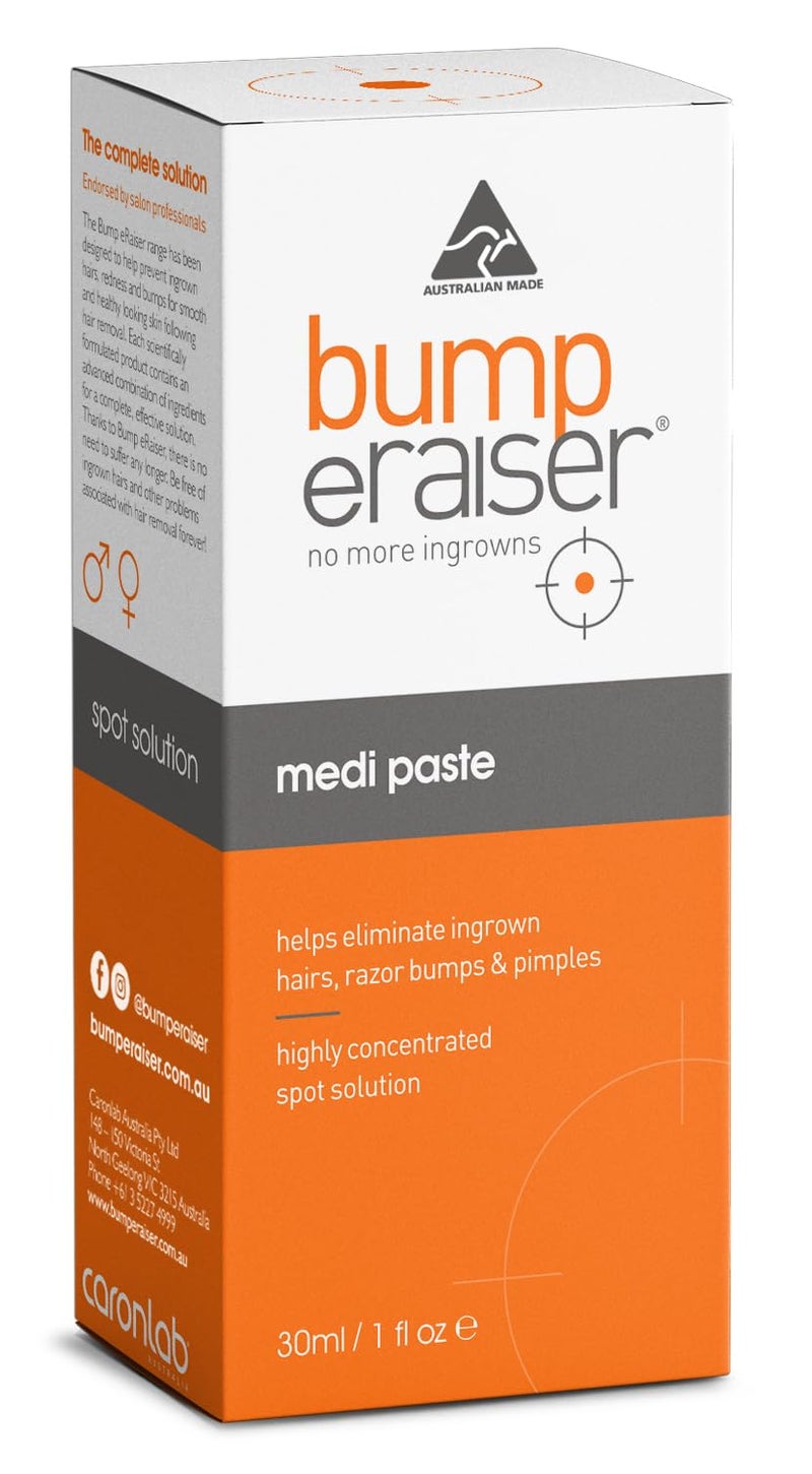 Bump Eraiser Medi Paste 1.0 fl oz for Shaving Rash, Ingrown Hair Treatment, Razor Bumps and Razor Burns - Image 2