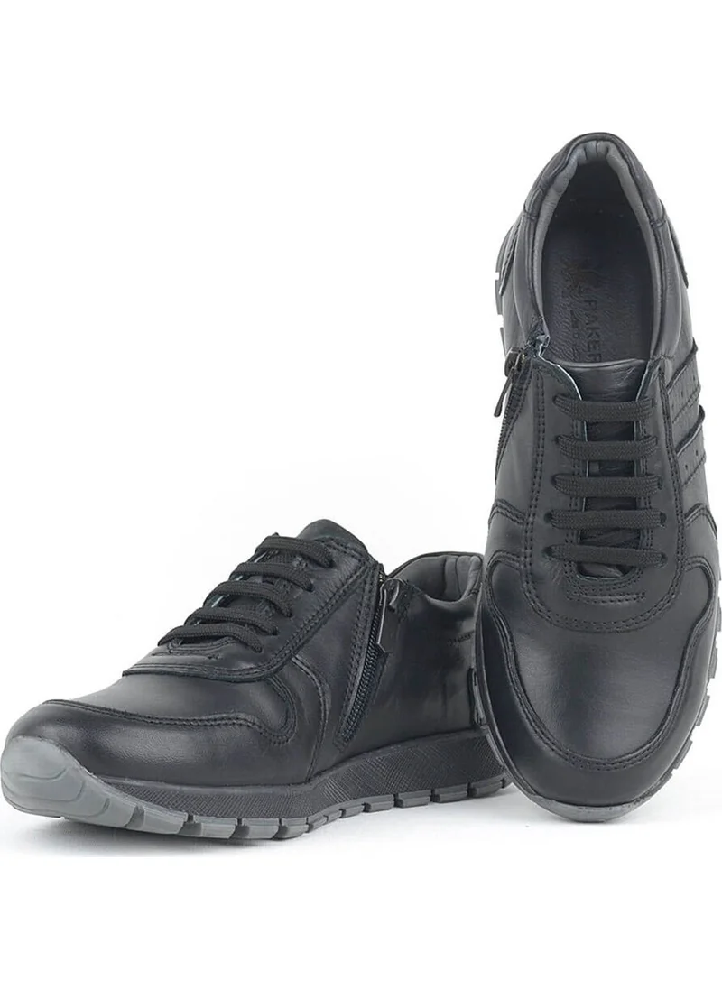 Rakerplus Leather Black Kids Sport Shoes