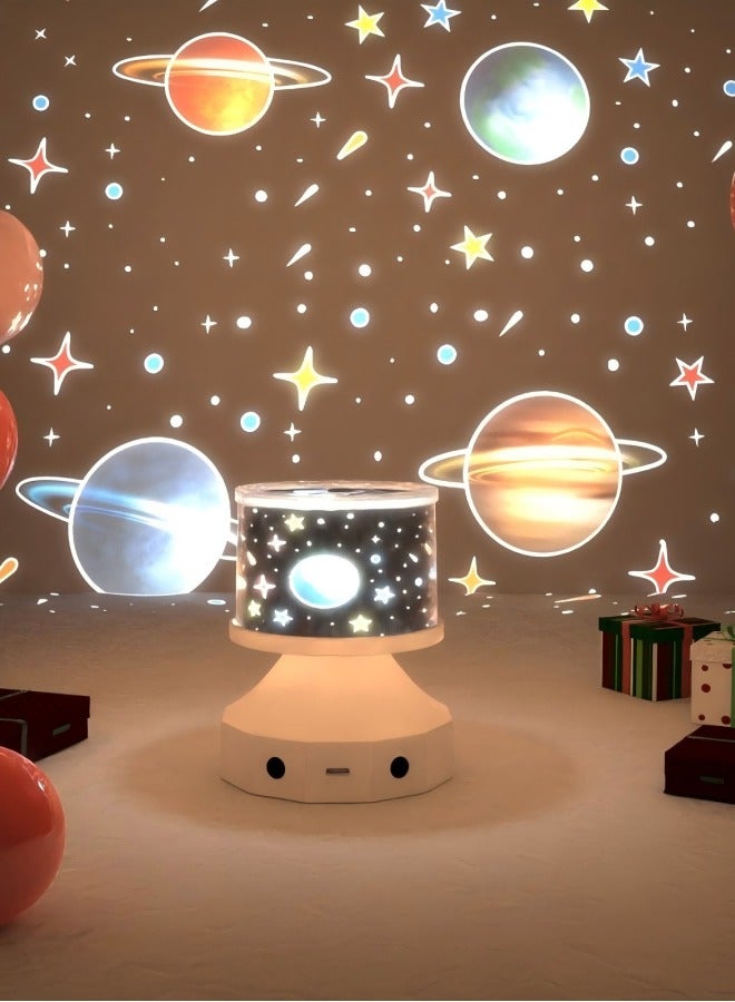 Beautiful Creative Starry Sky Lamp Projection Lamp Room Atmosphere Nightlight Bluetooth Speaker - Image 1