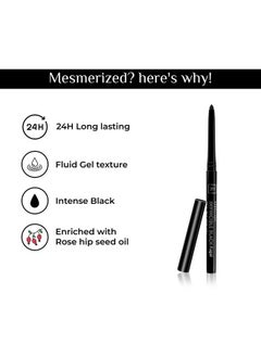 Invincible Black Kajal ; 24H Long Lasting ; Water Proof ; Smudge Proof ; Retractable ; One Stroke Smooth Glide ; Fluid Gellike Texture ; Enriched With Rosehip Seed Oil ; Vegan - pzsku/ZB8164EF748EF5A1DED3BZ/45/_/1690020612/4521d1b5-73cd-4ee7-bf75-6c51a4d25a2f