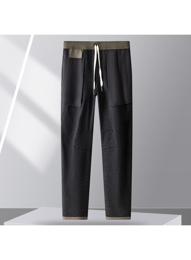 Fapai Winter Fleece Casual Pants Unisex Outdoor Casual Drawstring Waist Long Pants Softshell Pants - Image 3