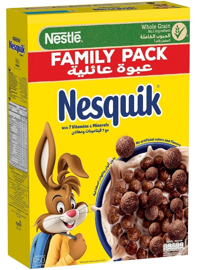Nesquik - Nesquik Nestle Nesquik Cereal Chocolate Flavor - 950g - Image 1