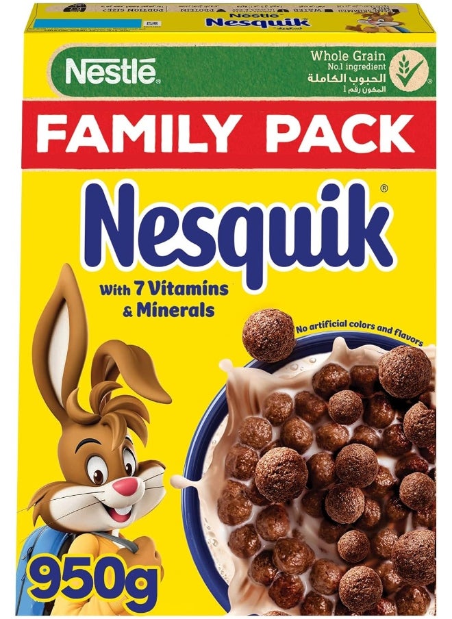 Nesquik - Nesquik Nestle Nesquik Cereal Chocolate Flavor - 950g - Image 1