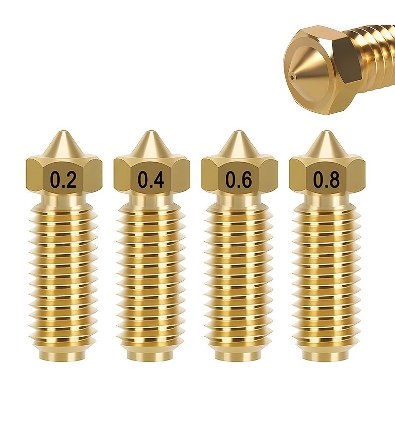 Set Of 20pcs 0.6mm Direct Replacement Extruder Nozzles For FDM 3D Printer Compatible With Kobra 3 And S1 Hotend Parts - Image 5
