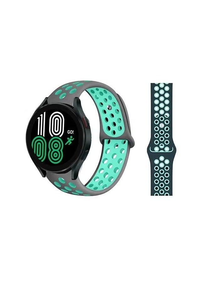 vesus Replacement Band For Samsung Galaxy Watch 4 Grey/Green