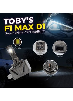 Toby's Toby's New Launched F1 MAX D1 HID to LED Headlight Bulb With 70Watts/Pair and 7000lm  - Image 2