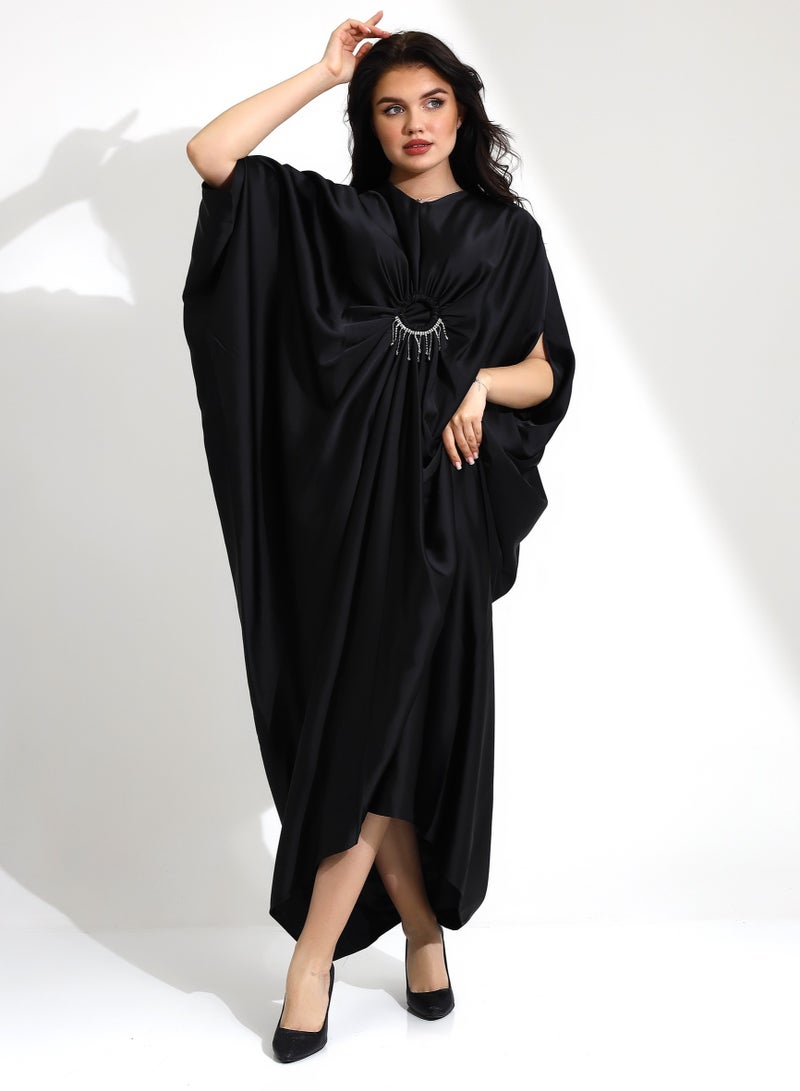 فستان  أنيق برقبة دائرية و عالي الجودة - Image 3